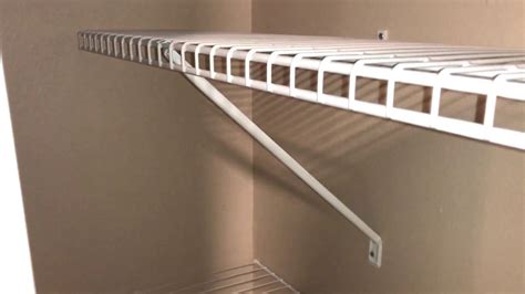 installing ClosetMaid wire shelf support